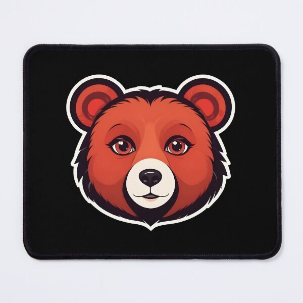 Item preview, A Face Of Cute Bear With Large Eyes And A Friendly Expression designed and sold by Adelberton.