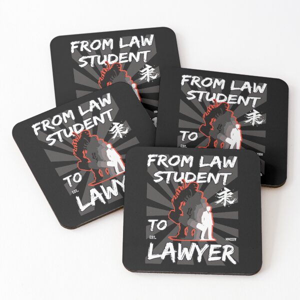 Item preview, From Law Student to Lawyer - Funny lawyer design with metamorphosis to monsterter designed and sold by RetroMaritalArt.