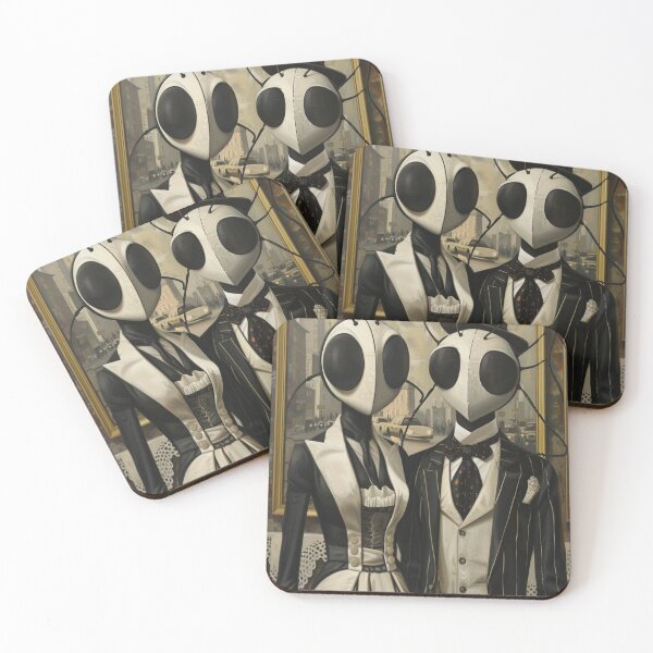 Item preview, Victorian Insect Couple Portrait designed and sold by t1carmindsmith.