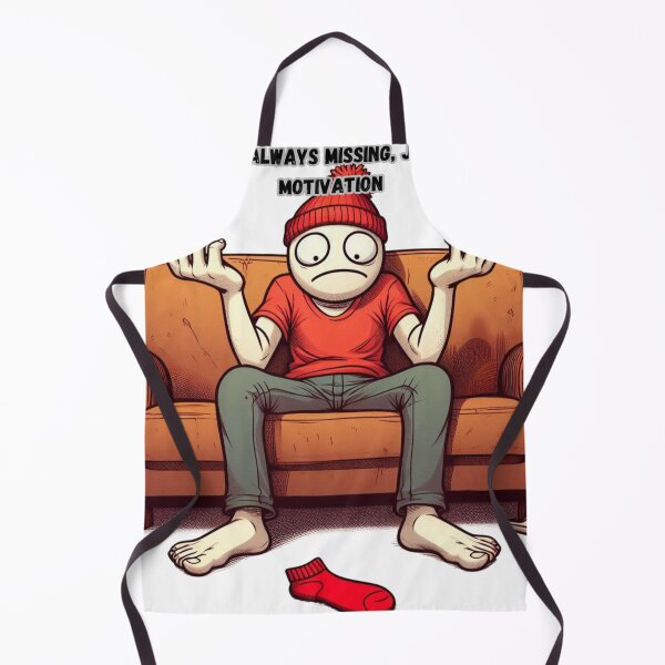 Item preview, Socks: One Always Missing, Just Like My Motivation designed and sold by Canaba.
