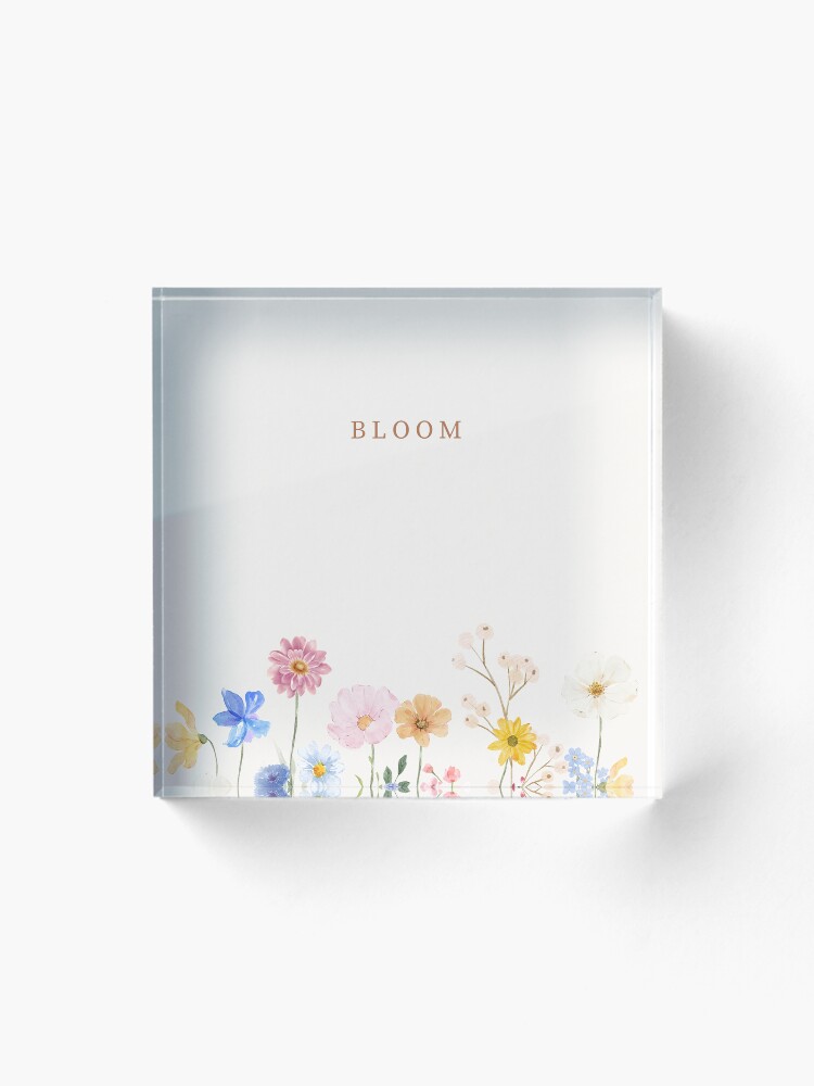 Thumbnail 1 of 5, Acrylic Block, Bloom designed and sold by Pagsibol.