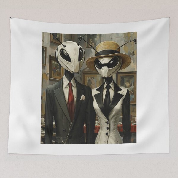 Item preview, Steampunk Insect Duo in Vintage Attire designed and sold by t1carmindsmith.