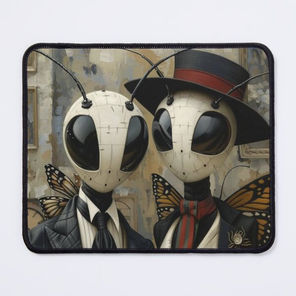 Item preview, Elegant Insect Couple in Victorian Fashion designed and sold by t1carmindsmith.