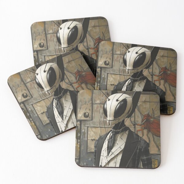 Item preview, Quirky Insect Couple in Steampunk Style designed and sold by t1carmindsmith.