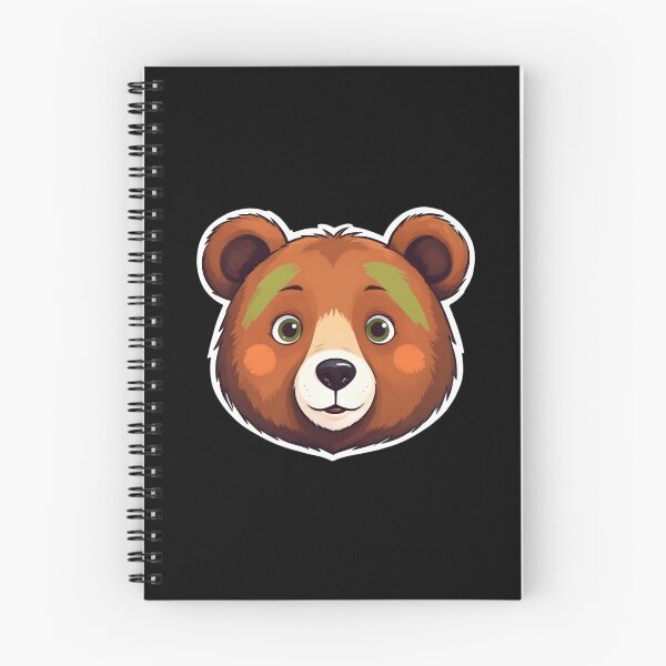 Item preview, A Face Of Cute Bear With Large Eyes And A Friendly Expression designed and sold by Adelberton.