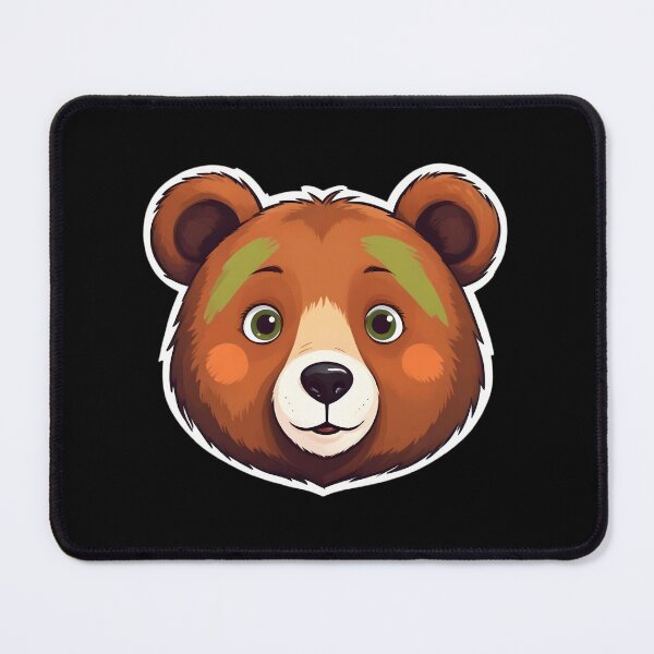 Item preview, A Face Of Cute Bear With Large Eyes And A Friendly Expression designed and sold by Adelberton.