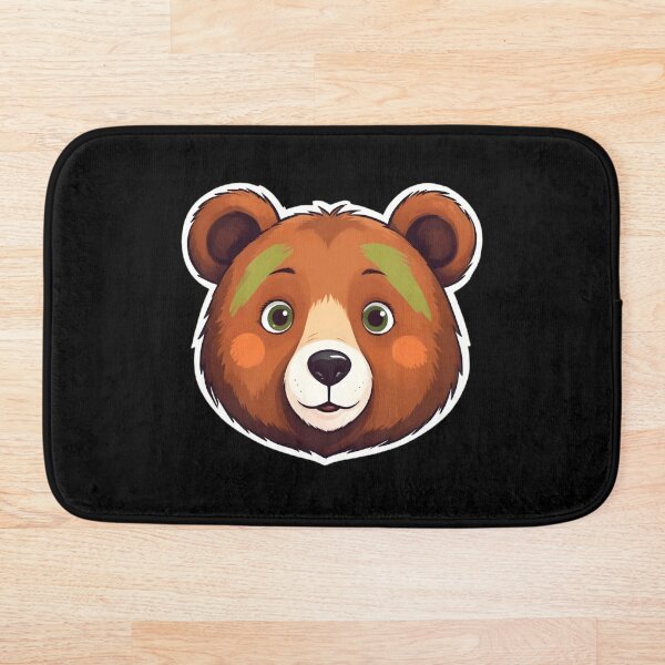 Item preview, A Face Of Cute Bear With Large Eyes And A Friendly Expression designed and sold by Adelberton.