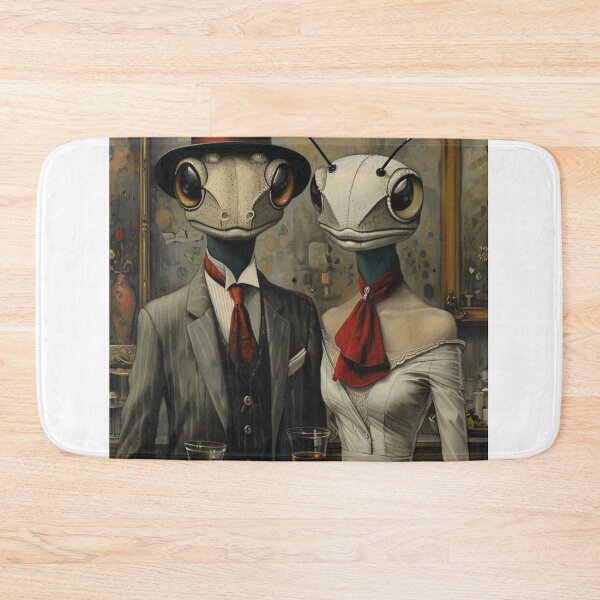 Item preview, Surreal Victorian Insect Couple Art designed and sold by t1carmindsmith.