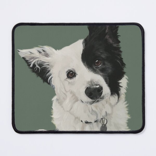 Item preview, cute border collie art designed and sold by Julie  Jones.