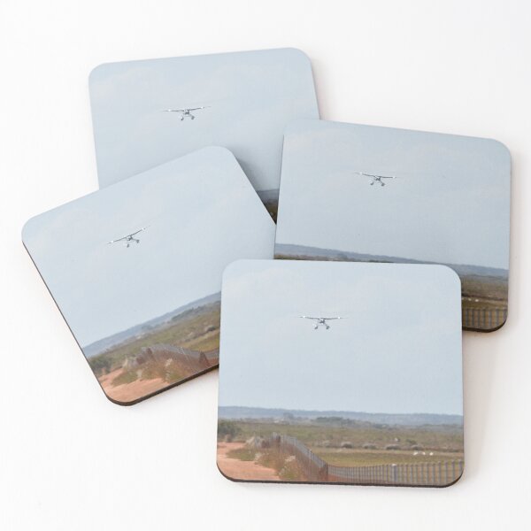 Item preview, A sea plane landing beside a red dirt road. designed and sold by EAnneH.