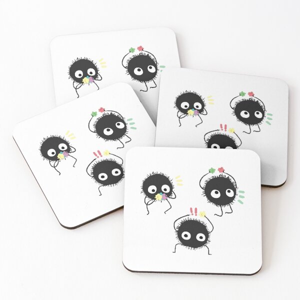 Item preview, Kawaii Susuwatari Soot Sprites Funny Vintage designed and sold by Damcoc.