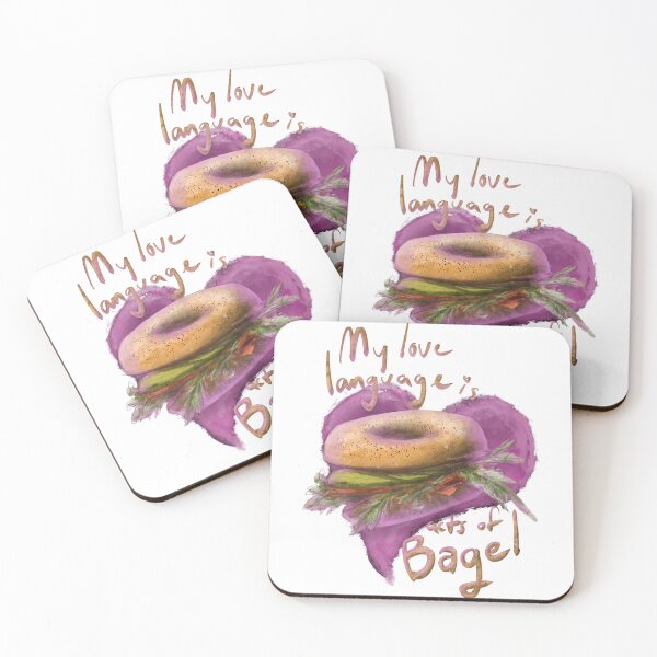 Item preview, My love language is acts of Bagel designed and sold by TomBombi.