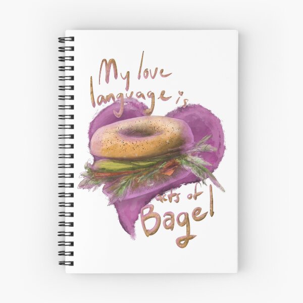 Item preview, My love language is acts of Bagel designed and sold by TomBombi.