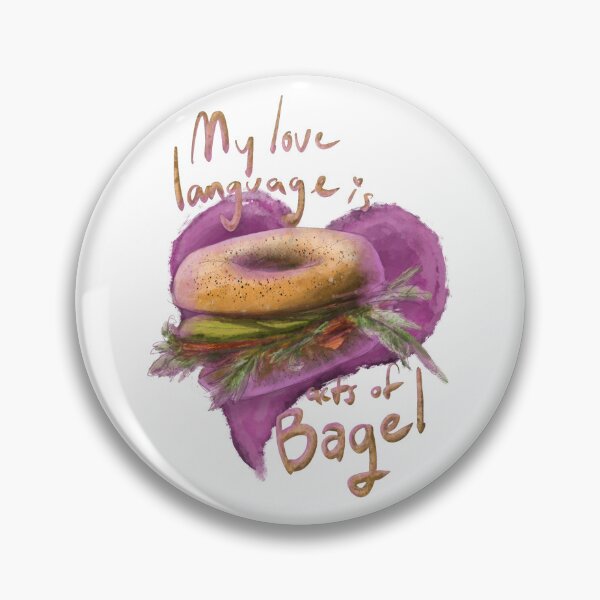 Item preview, My love language is acts of Bagel designed and sold by TomBombi.