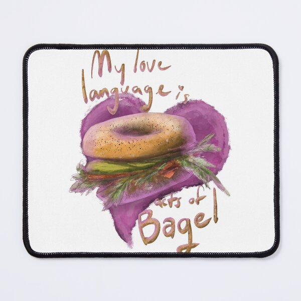 Item preview, My love language is acts of Bagel designed and sold by TomBombi.