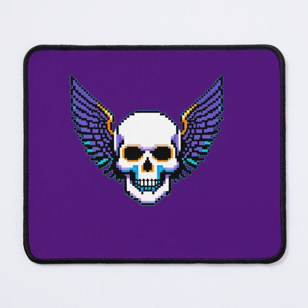 Item preview, Icarus Skull: Pixel Art Wings of Myth designed and sold by Ronny-Owiso.