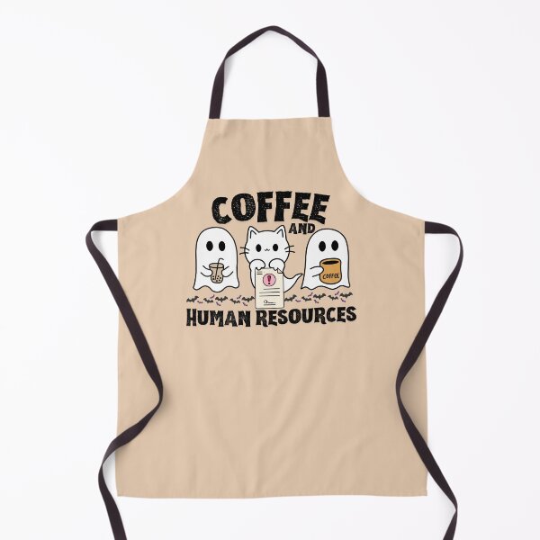 Item preview, Ghost Drinking Coffee Halloween Costume Human Resources HR designed and sold by SunfullyYours.