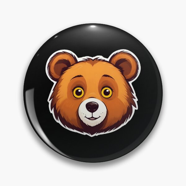 Item preview, A Face Of Cute Bear With Large Eyes And A Friendly Expression designed and sold by Adelberton.