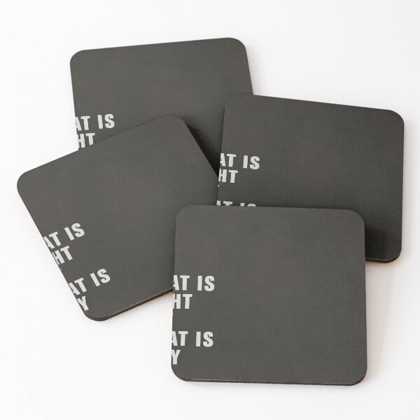 Item preview, DO WHAT IS RIGHT NOT WHAT IS EASY designed and sold by Szafranscy Art Studio.