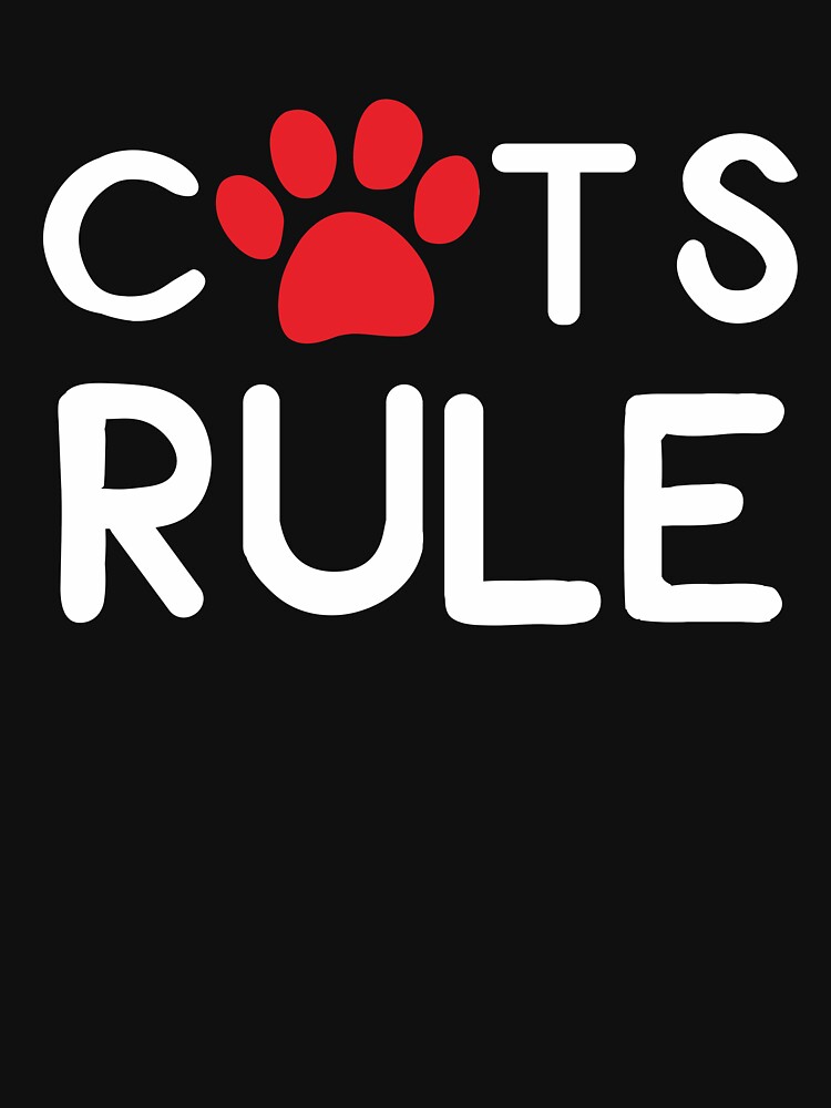 Gift ideas for Cat lovers: Cats Rule by Dogvills