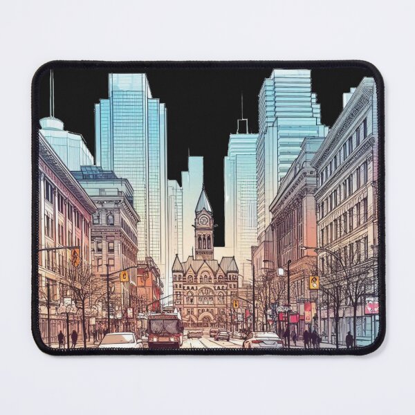 Item preview, Toronto University Avenue 3D Sketch Art, designed and sold by PaintMeWorld.