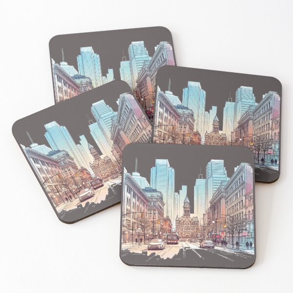 Item preview, Toronto University Avenue 3D Sketch Art,  designed and sold by PaintMeWorld.