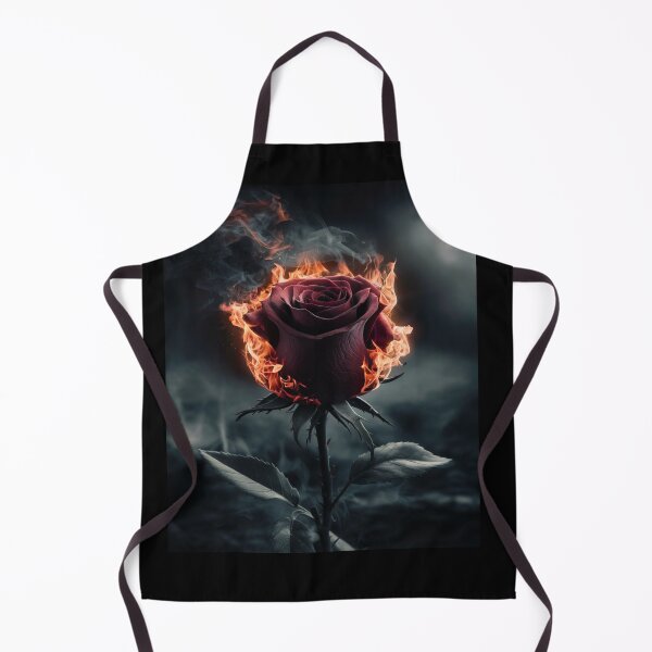 Item preview, a burgundy rose that is burning designed and sold by rafal12345.
