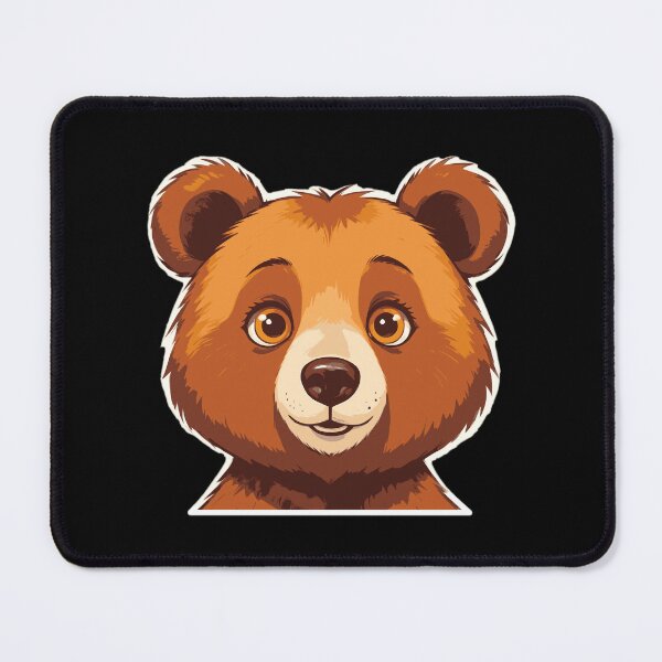 Item preview, A Face Of Cute Bear With Large Eyes And A Friendly Expression designed and sold by Adelberton.
