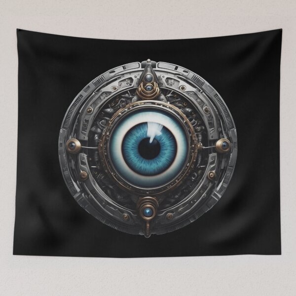 Item preview, Robotic Evil Eye, Technomagick, Occult Design designed and sold by Burn-Ego.