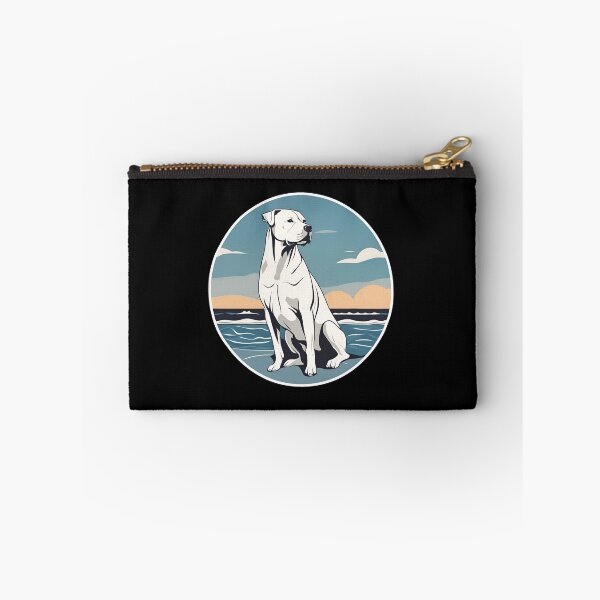Aperçu de l'œuvre Chien voyageur dans la mer Dogo Argentino Dog Onwer créée et vendue par GoodyPaws.