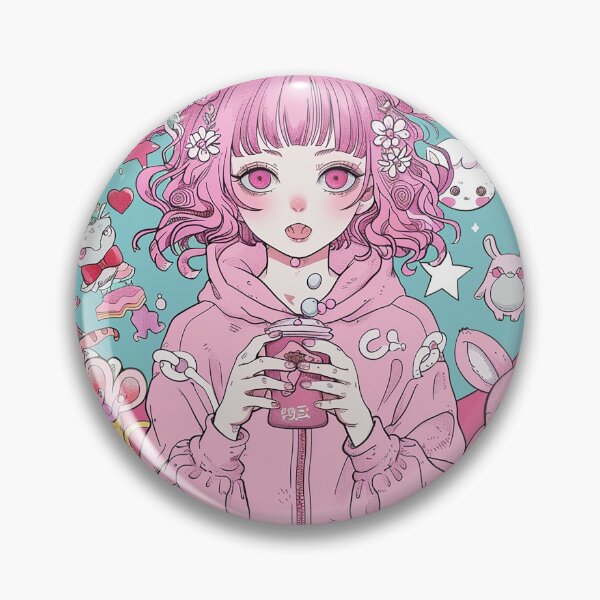 Item preview, Super Cute Kawai Anime Girl  designed and sold by nomiraclehere.