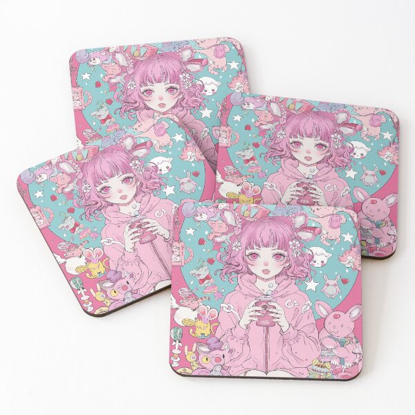 Item preview, Super Cute Kawai Anime Girl  designed and sold by nomiraclehere.