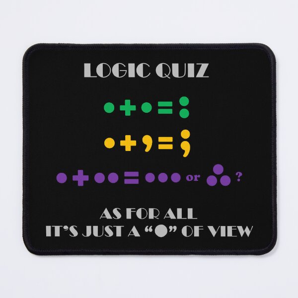 Item preview, Logic Quiz "point of view" designed and sold by AriLady.