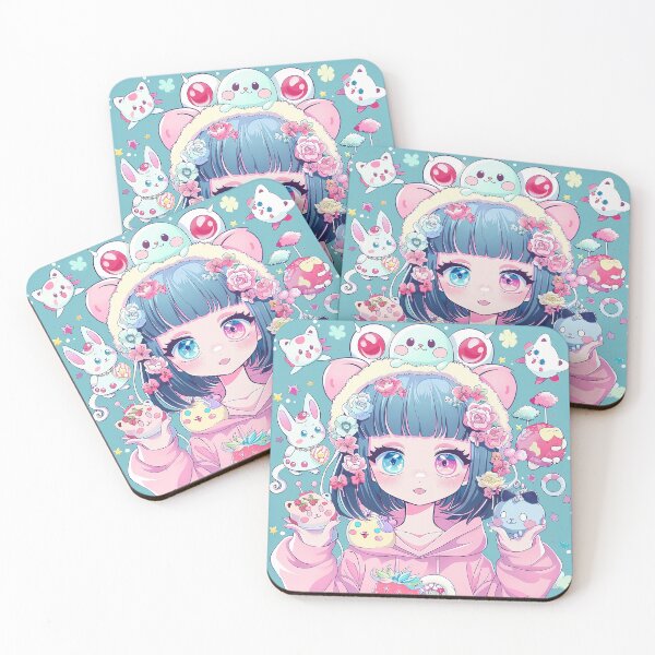 Item preview, Super Cute Kawai Anime Girl  designed and sold by nomiraclehere.