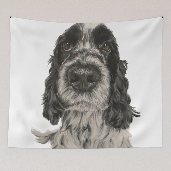 Item preview, Blue roan Cocker spaniel designed and sold by Julie  Jones.