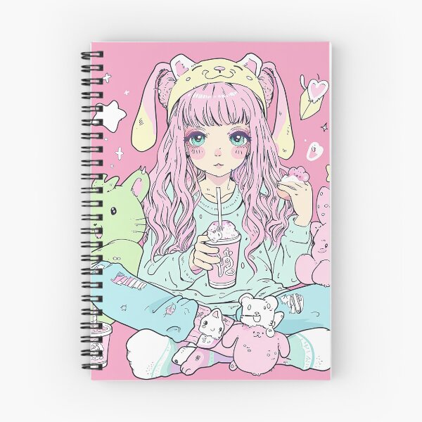 Item preview, Super Cute Kawai Anime Girl  designed and sold by nomiraclehere.