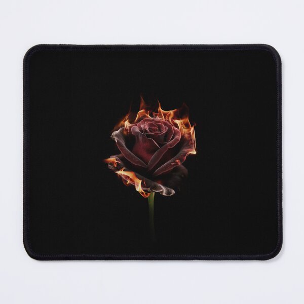 Item preview, a burgundy rose that is burning designed and sold by rafal12345.