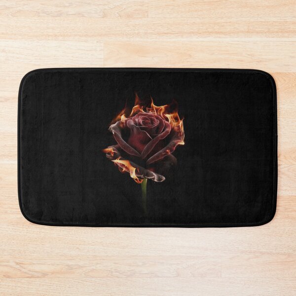 Item preview, a burgundy rose that is burning designed and sold by rafal12345.