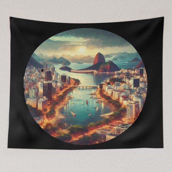 Item preview, Rio de Janeiro Brazil  designed and sold by OzzFrequency.