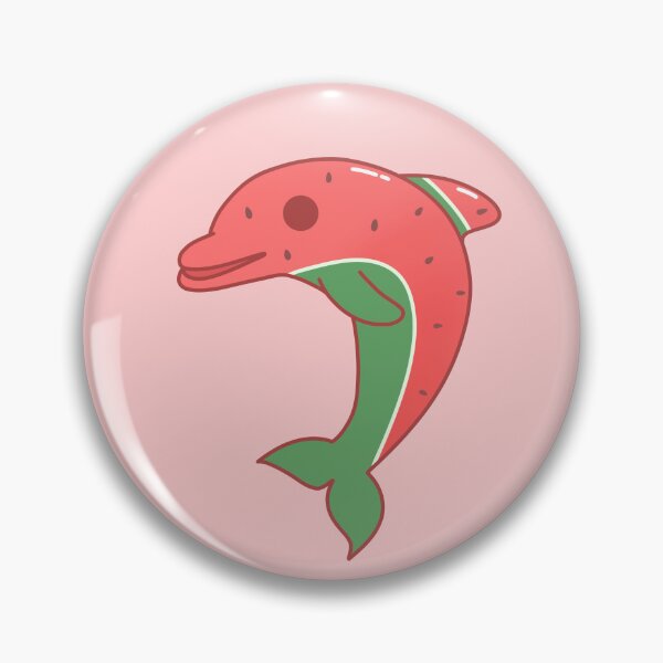 Item preview, Watermelon dolphin designed and sold by Cre8iveCat.