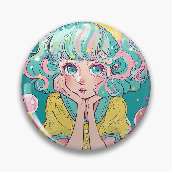 Item preview, Super Cute Kawai Anime Girl  designed and sold by nomiraclehere.