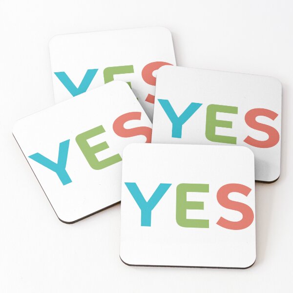 Item preview, YES colorful text design designed and sold by AlliAll-Digital.