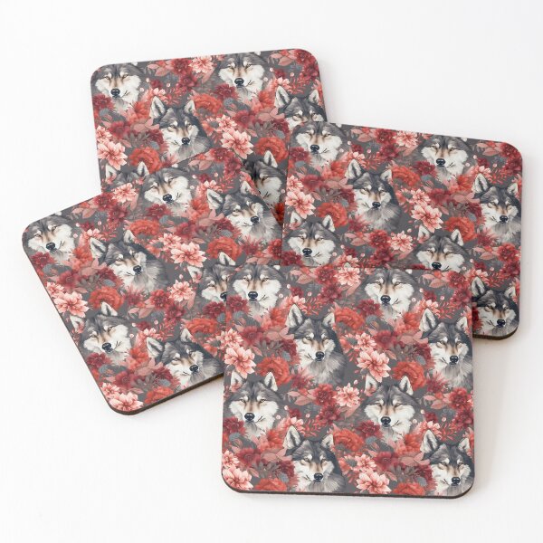 Item preview, Cute Floral Husky designed and sold by RasytaStore.