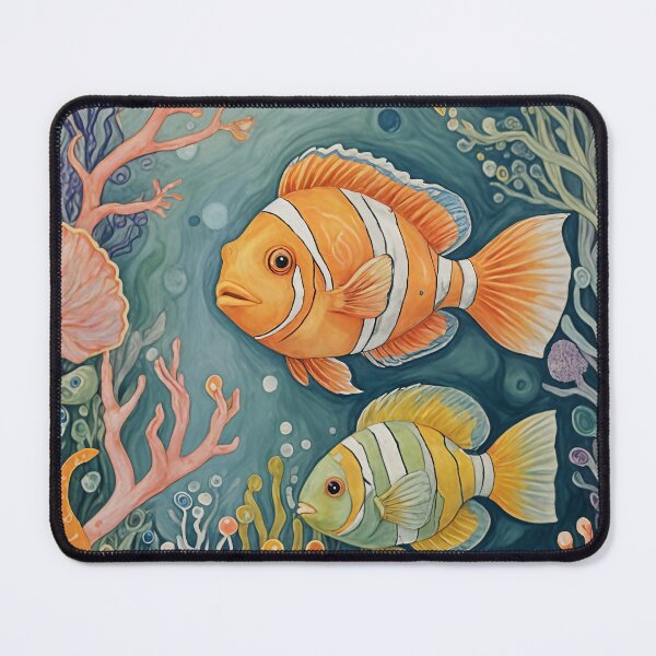 Item preview, Ocean Dreams: Pastel Clown Fish and Seaweed Design designed and sold by Lizetteh.