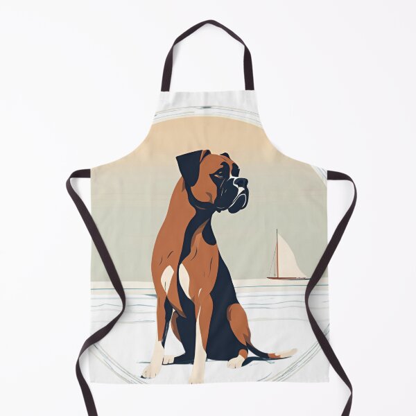 Artikelvorschau, Reisender Hund im Meer Boxer Hund Besitzer entworfen und verkauft von GoodyPaws.