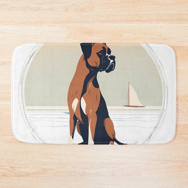 Artikelvorschau, Reisender Hund im Meer Boxer Hund Besitzer entworfen und verkauft von GoodyPaws.