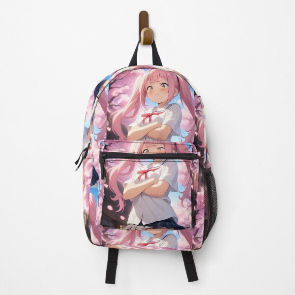 Item preview, Cute Grumpy Anime Schoolgirl designed and sold by ByteyCreatives.