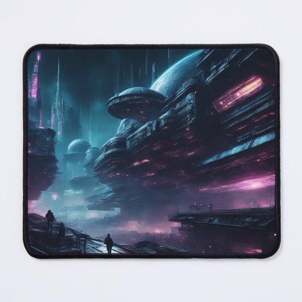 Item preview, Offword Cityscape, Science Fiction, Digital Painting designed and sold by Burn-Ego.