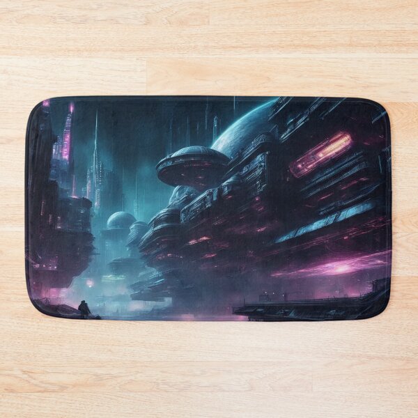 Item preview, Offword Cityscape, Science Fiction, Digital Painting designed and sold by Burn-Ego.