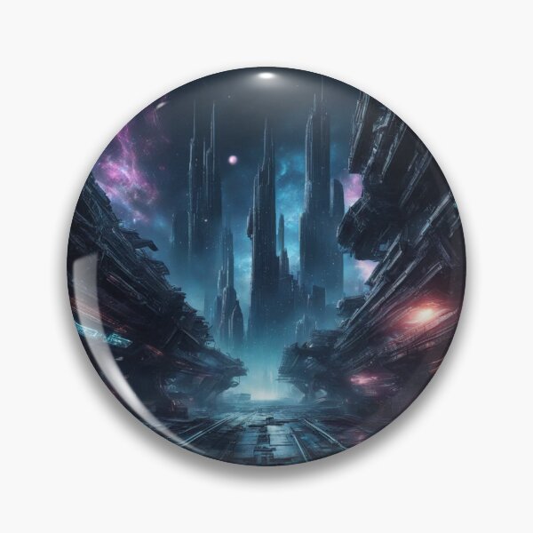 Item preview, Spaceport, Science Fiction, Digital Painting designed and sold by Burn-Ego.